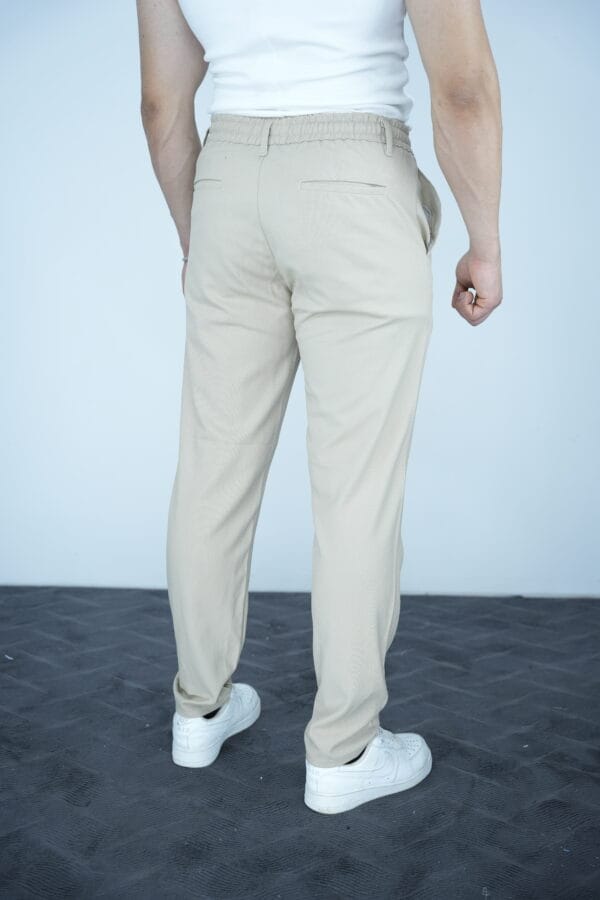 S22 Jogger Klasik Erkek pantolon-Bej - Görsel 3
