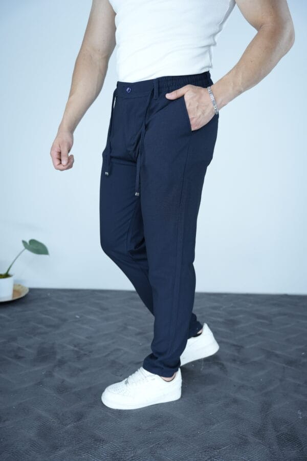 S22 Jogger Klasik Erkek pantolon-Lacivert - Görsel 2