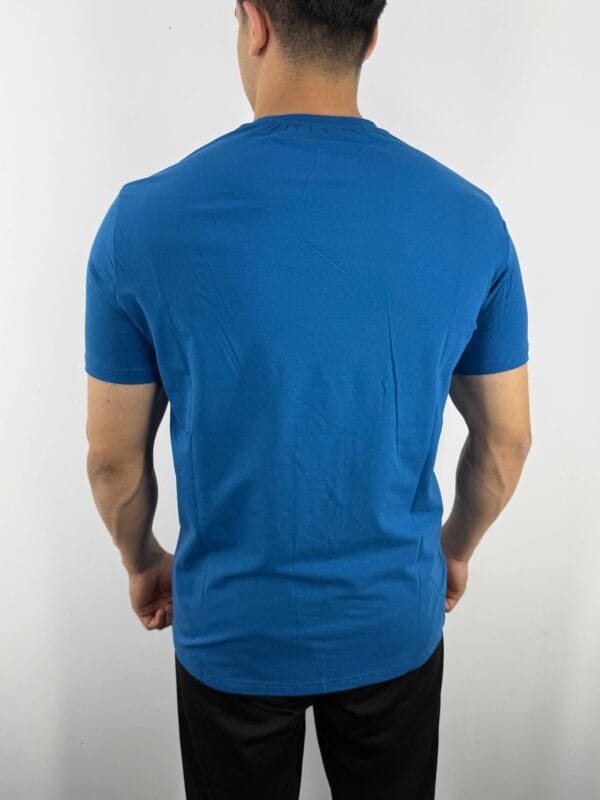 CY Basic dikiş detaylı Tshirt-Mavi - Görsel 3