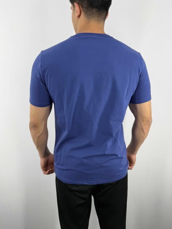 CY Basic dikiş detaylı Tshirt-İndigo - Görsel 3