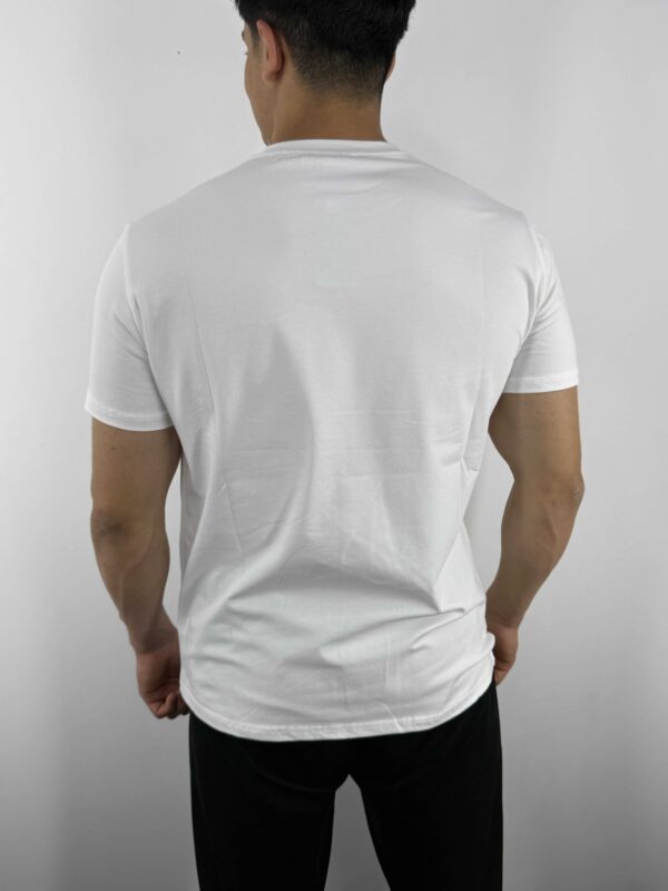 CY Basic dikiş detaylı Tshirt-Beyaz - Görsel 3